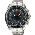 Alloy Black Stopwatch With Quartz Analog , Branded Sport Wrist Watch
